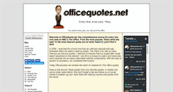 Desktop Screenshot of officequotes.net