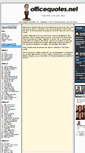Mobile Screenshot of officequotes.net